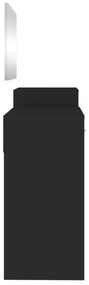 Conjunto de toucador 3 pcs derivados de madeira preto
