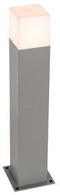 Candeeiro de chão exterior moderno cinzento 50 cm IP44 - Dinamarca Moderno