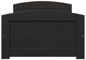 Sofá-cama com 2 gavetas sem colchão 90x200 cm IRUN preto
