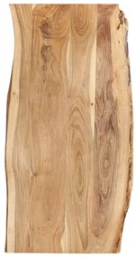 vidaXL Tampo de mesa 118x(50-60)x2,5 cm madeira de acácia maciça