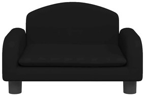 Cama para cães 50x40x30 cm tecido preto