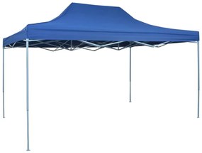 Tenda dobrável profissional para festas 3x4 m aço azul
