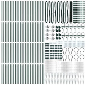 Cerca Hexagonal vidaXL Verde 1.2x100 m Aço