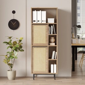 Multi Purpose Cabinet ON10B – Walnut Oak – 160 cm x 45,1 cm x 35,5 cm