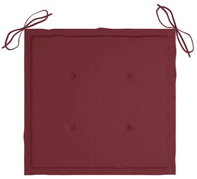 Cadeiras exterior dobráveis c/ almofadões 2 pcs acácia maciça