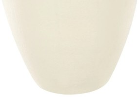 Vaso de terracota creme 38 cm HALIARTOS Beliani