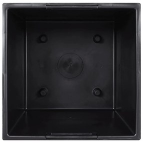 Vaso c/ interior removível 21/49 L + aspeto cimento antracite