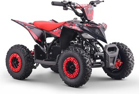 MINI MOTO 4 PARA CRIANÇAS 800W Ratte COM LIMITADOR 3 Posições Vermelho