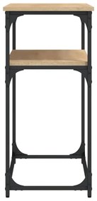 Mesa consola 100x35,5x75cm derivados de madeira carvalho sonoma