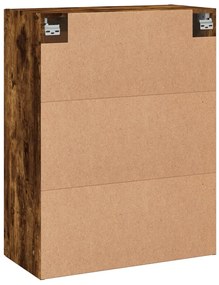 Armário de parede 69,5x34x90 cm deriv. madeira carvalho fumado