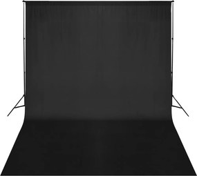 vidaXL Sistema porta-fundos 500 x 300 cm preto