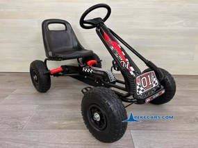 Kart a pedais Kart para crianças A15 Preto