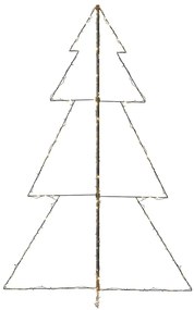 Árvore de Natal em cone 240 LEDs 118x180 cm interior e exterior