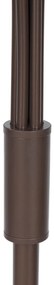 Candeeiro de pé de design bronze com vidro bronze 5 luzes - Athens Design