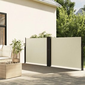 Toldo lateral retrátil 140x1200 cm creme