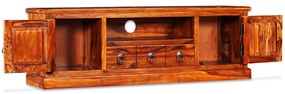 Móvel de TV madeira acácia maciça 120x30x40 cm