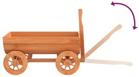 Vagão decorativo 70x43x54 cm madeira de abeto maciça