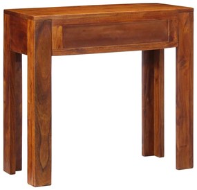 Mesa de consola 80x35x75 cm Madeira maciça Acácia