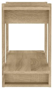 Estante/divisória 80x30x51 cm cor carvalho sonoma