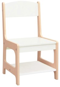 Conjunto Infantil de 2 Cadeiras e Mesa com Arrumação e Quadro - Castan