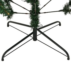 Árvore de Natal artificial articulada com suporte 150 cm