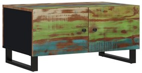 Mesa de centro 80x50x40 cm madeira recuperada/derivados madeira