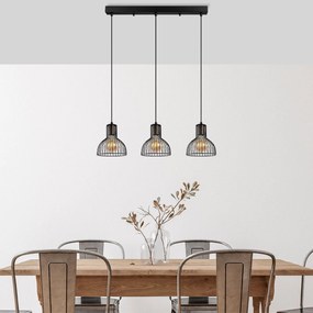 Candeeiro de Teto Vazo – Preto – 70 x 17 x 114 cm