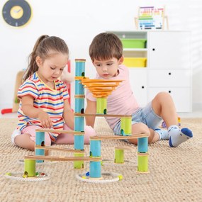 Conjunto de Construção para crianças 106 Peça STEM  Inclui Rampas e Pistas Conjunto de Brinquedos Educativos para Crianças 4+ Anos