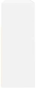 Aparador Branco Branco Madeira de Engenharia 116 x 30 x 75 cm