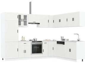 14 peças armário de cozinha conjunto Porto branca
