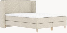 Cama divã em bouclé artesanal Ardis, H4