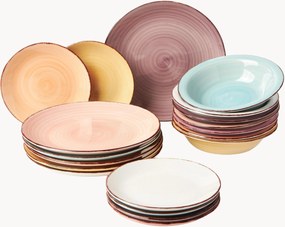Conjunto de loiça pintada à mão Baita, 6 pessoas, conjunto de 18