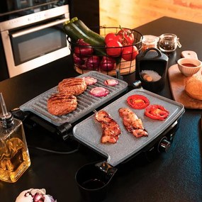 Grelhador elétrico 1500 W Rock’nGrill 1500 Stone Ceramic Mix&Grill