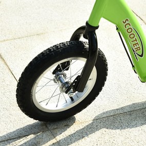 Trotinete com 2 pneus infláveis ​​para crianças acima de 5 anos de altura ajustável