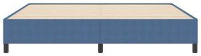 Cama vidaXL Azul 200x200 cm Tecido Corduroy