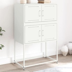 Aparador 68,5x38,5x107 cm aço branco