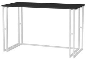 Mesa de Estudo Kane – Branco Antracite – 120x60x74,8 cm