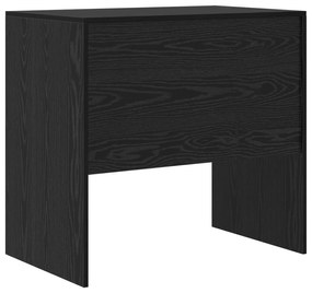 Mesa Carvalho Preto 80x50x76 cm Madeira engenheirada