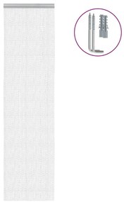 vidaXL Mosquiteira para porta de correntes 56x186 cm alumínio