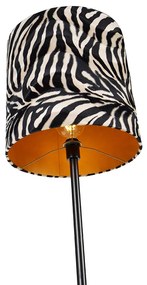 Candeeiro de pé moderno preto abajur zebra de 40 cm - SIMPLO Moderno