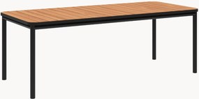 Mesa de jantar para jardim com tampo em madeira de teca Kirra