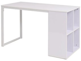 245721 vidaXL Secretária 120x60x75 cm branco