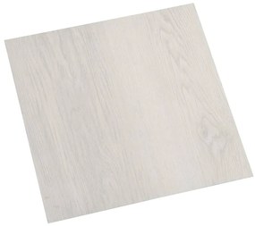 Tábuas de soalho autoadesivas 55 pcs 5,11 m² PVC bege