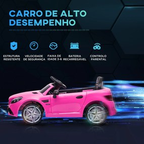 AIYAPLAY Carro Elétrico Mercedes SLC 300 12V para Crianças de 3-6 Anos