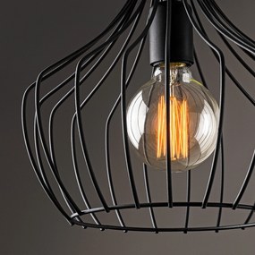 Candeeiro de Teto Mezopotamya – Preto – 27 cm