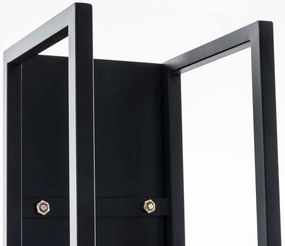 Suporte para lenha Spark 25 x 100 x 25 cm Preto