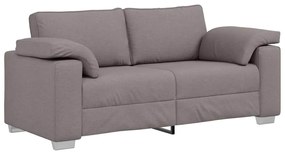 Sofá Loveseat em Taupe - Tecido de 140 cm