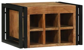 Aparador de Vinho 46x35x27.5 cm de Madeira de Acácia Sólida