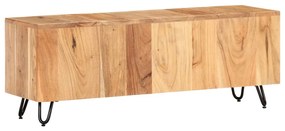 vidaXL Móvel de TV 110x30x40 cm madeira de acácia maciça