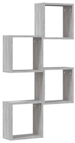 Prateleiras de parede forma de cubo 4 pcs 30x15x30 cm